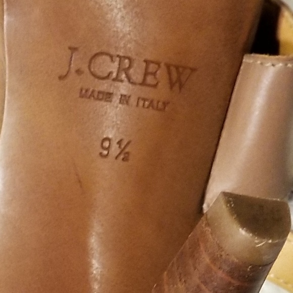 Italian LEATHER J.Crew Heels Shoes Final Markdown - Picture 4 of 8
